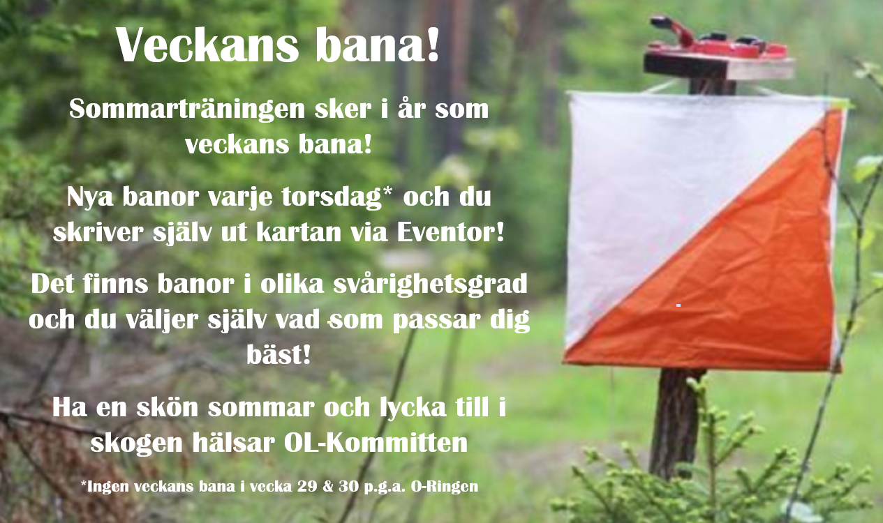 image: Nu startar veckans bana!